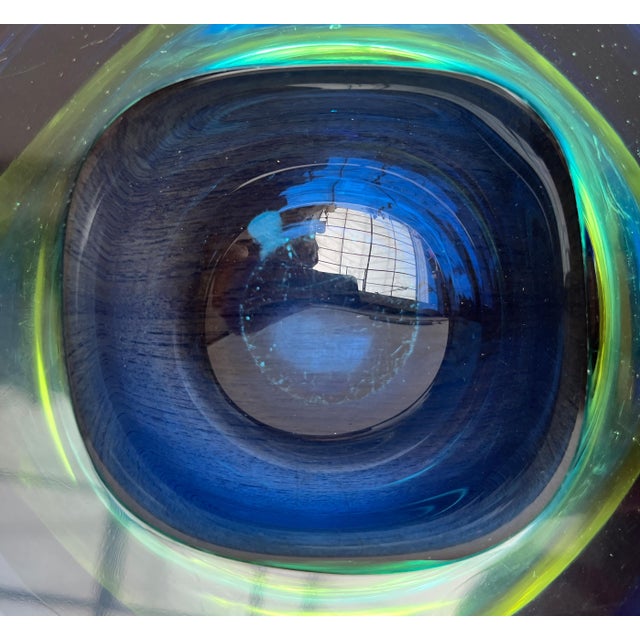 Vintage Sommerso Glass Bowl, 1970s For Sale - Image 9 of 18