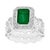 2.0 Carat Emerald Cut Colombian Emerald and Diamond Designer Doris Panos's Ring For Sale - Image 15 of 18