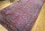 Antique Oversized Persian Sarouk Area Rug, Hand-Knotted Wool, Allover Floral Pattern, 10x18, Red & Navy For Sale - Image 9 of 18