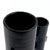 Modernist Japanese Black Pottery Ceramic Ikebana Vase by MCI Japan For Sale - Image 9 of 11