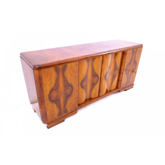 Art Deco Polish Sideboard, 1940s For Sale - Image 4 of 18