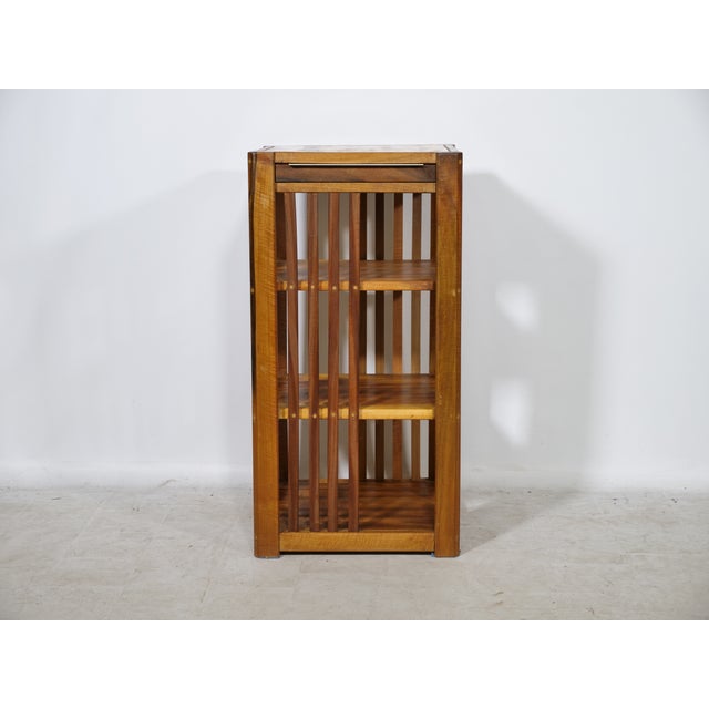 Mid-Century Cherrywood Shelf, 1960s For Sale - Image 4 of 15