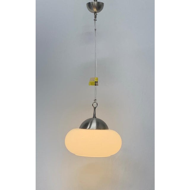 Fantastic and rare chandelier from around the 1960s in fair condition, made by tronconi, lucifero model. it still has the...