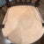 Apricot Late 20th Century Neoclassical Mahogany Finish Open Arm Accent Chair With Damask Upholstery For Sale - Image 8 of 9