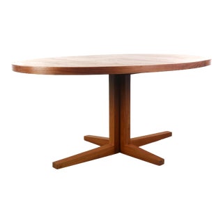 John Mortensen for Heltborg Mobler Dining / Conference Table in Teak For Sale