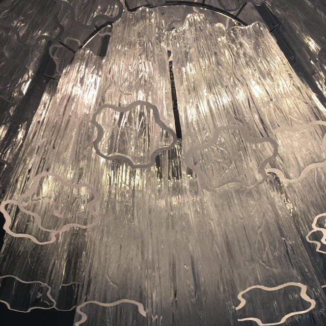 2020s Contemporary “Tronchi” Murano Glass Chandelier For Sale - Image 5 of 8