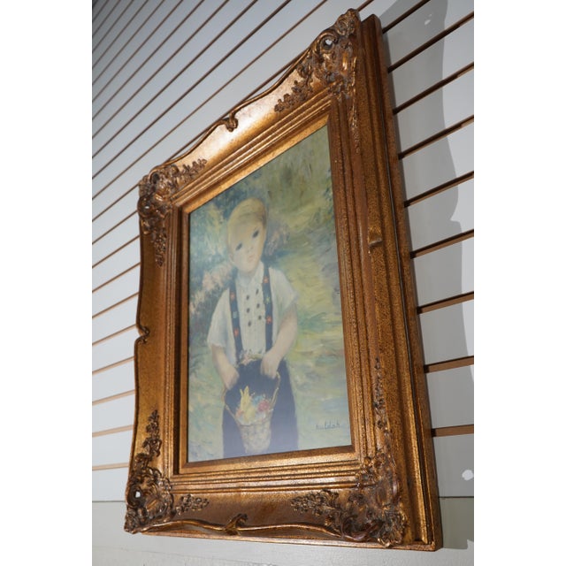 Age: Approx: 30 Years Old Details: ‘Big Brother’ By Huldah Nice Decorative Print Professionally Framed & Matted See Other...