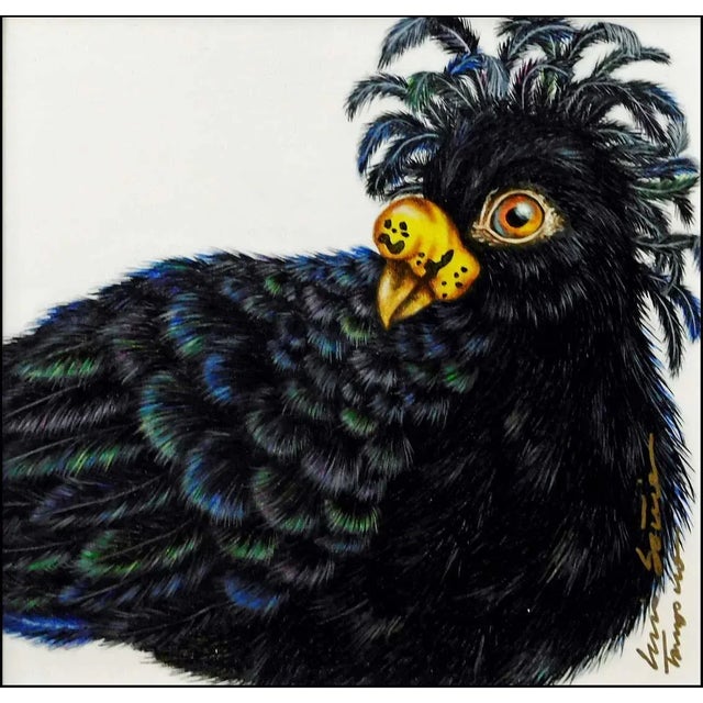 Hoco Faisan Eggshell Series #14860 by Luis Sottil Original Oil on Canvas Hand Signed by the Artist Medium: Oil Art Size:...