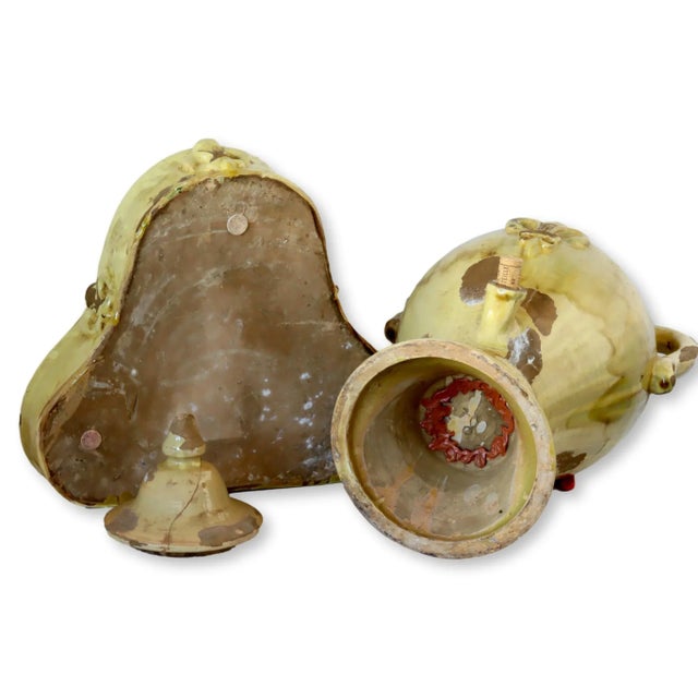 Ceramic 19th-Century Heavy French Fleur-De-Lis Lavabo For Sale - Image 7 of 7