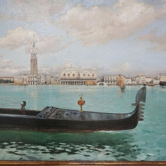 Enrique Serra, An Observer on the Venetian Lagoon, Painting For Sale - Image 6 of 8