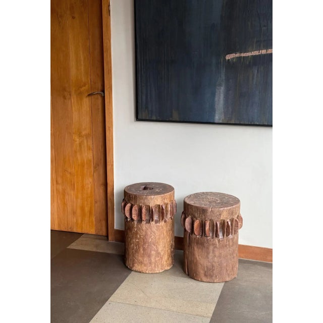 A striking example of functional agricultural history transformed into a sculptural piece of furniture. Originally part of...
