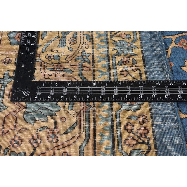 Textile Late 19th Century Indian Agra Rug, 11'06 X 23'01 For Sale - Image 7 of 10