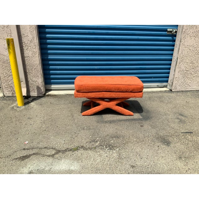 Mid Century Style Ottoman For Sale In San Diego - Image 6 of 7