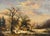Vintage Rural Landscape Snow Scene "Winter Cold, Farm Idyll" by German Artist 1970 Circa For Sale - Image 13 of 15