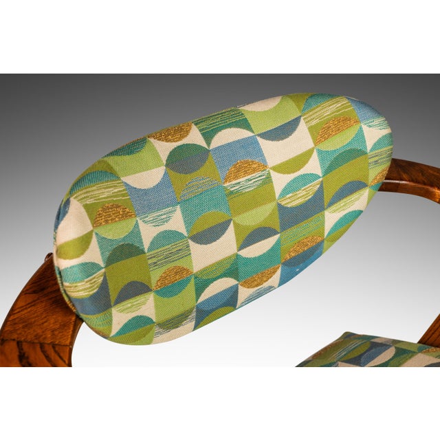 Rare Mid-Century Modern Low Profile 916-Cc Captains Chair in Oak Attributed to Adrian Pearsall for Craft Associates, Usa, C. 1960's For Sale - Image 14 of 18