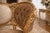 1900s French Louis XVI Gilt Beech Tan Velvet Settee For Sale - Image 4 of 9