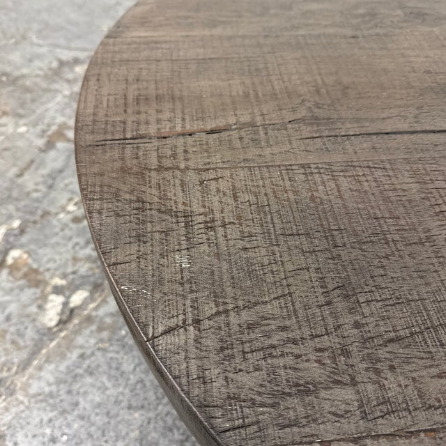 Restoration Hardware Sphere Round Coffee Table For Sale - Image 9 of 12
