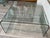 Fiam-pesaro square tempered glass coffee table good condition (small chip visible in photo) height: 40 cm length: 90 cm...