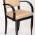 Italian Italian Ebonized Open Armchairs C 1940. A Pair For Sale - Image 3 of 7