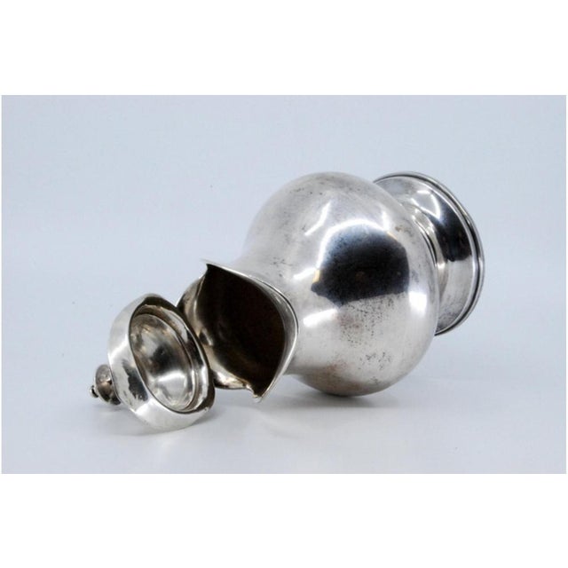 Silver Milk Jug with Simple Handle For Sale - Image 5 of 8