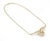 Contemporary Mid 20th Century Jose Hess Diamond 18k Yellow Gold Wide Curved Scroll Necklace For Sale - Image 3 of 7