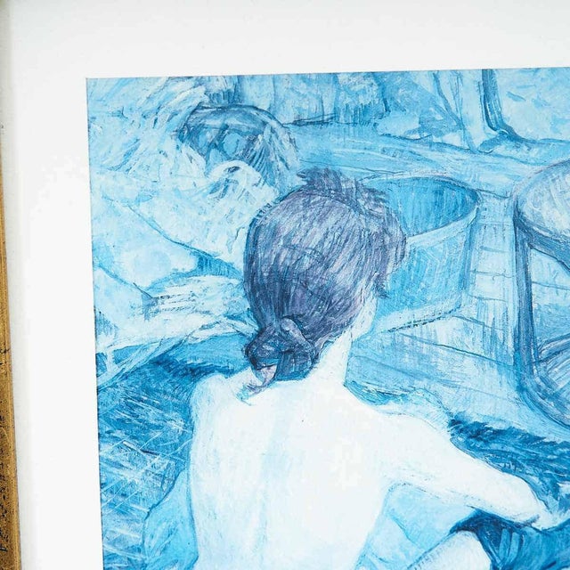Modern Toulouse Lautrec, La Toilette, 2000s, Wood, Framed For Sale - Image 3 of 5