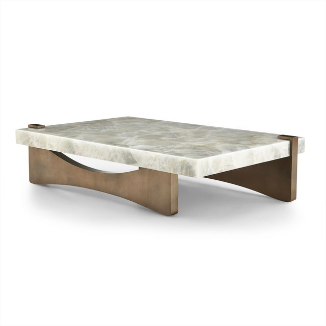 DeMuro Das Marble Coffee Table in the Style of DeMuro Das For Sale - Image 4 of 10