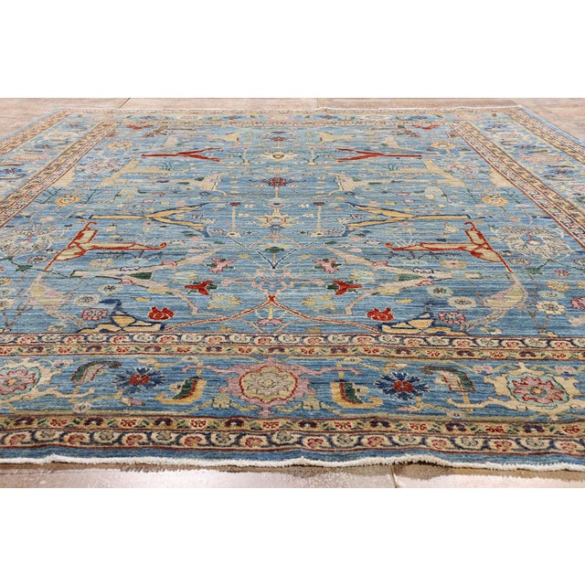Vintage Pakistani Bijar Rug, 09'03 X 11'11 For Sale - Image 9 of 10