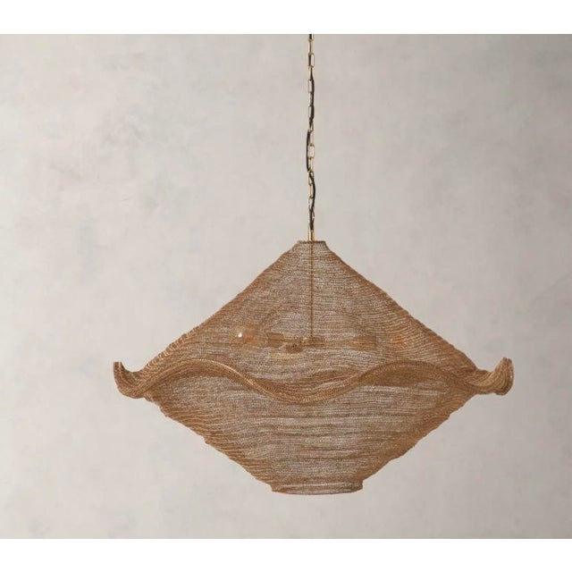 Shabby Chic Contemporary Boho Chic Mirza Sphere Chandelier Pendant Light For Sale - Image 3 of 7