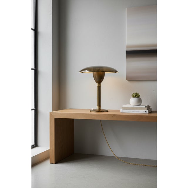 Brass Table Lamp from Sciolari, 1940s For Sale - Image 6 of 6