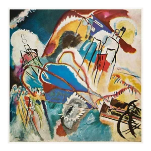 1960 After Wassily Kandinsky "Improvisation 30 (Cannon)", Vintage First Edition Full-Color Print
