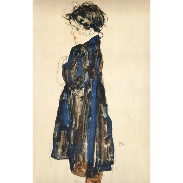 Artist:Egon Schiele Country:Austria Title:Peasant girl Medium:Lithograph – 27 Marks:Signed in plate Printed:1968 by Max...