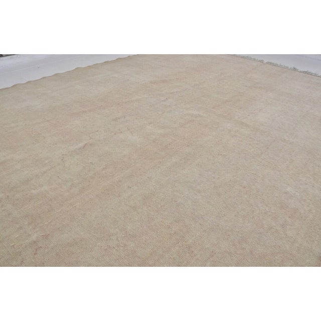 Handmade wool carpet in Turkish Anatolia , Vintage Oushak Rug,Turkish Vintage Anatolian Rug, Handmade wool Rug . One Of...