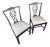 Vintage Chippendale Side Chairs - A Pair For Sale
