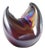 Abstract Iridescent Glass Sculpture, Germany, 1980s For Sale