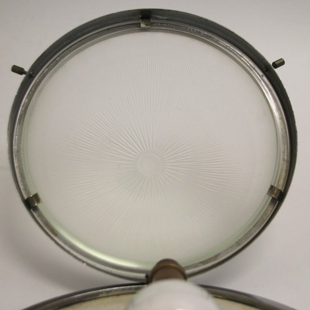 Vintage Ceiling Lamp from Holophane, 1940s For Sale - Image 9 of 10