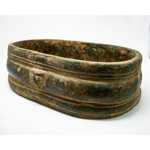 Terra Cotta Lion Head Gardenieres-Set of 3 For Sale - Image 12 of 13