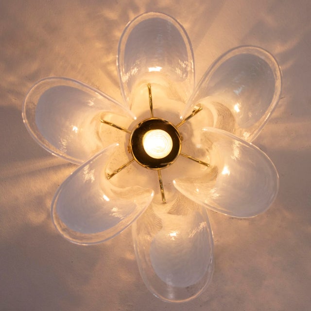 1990s Small Ceiling Light in Murano Glass, Italy, 1990s For Sale - Image 5 of 12