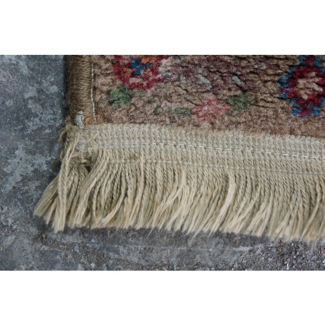 Vintage Karastan 900-901 Tea Wash Samovar 100% Wool Geometric Area Rug 4' X 6' For Sale - Image 12 of 14