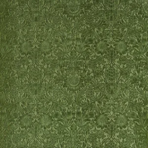 Morris & Co Sunflower Caffoy Velvet Fabric in Tump