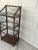 Metal Vintage Iron & Glass Étagère Display Shelf For Sale - Image 7 of 12