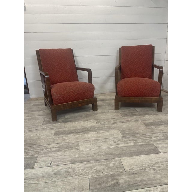 Vintage Art Deco Armchair, 1920s, Set of 2 For Sale - Image 11 of 11