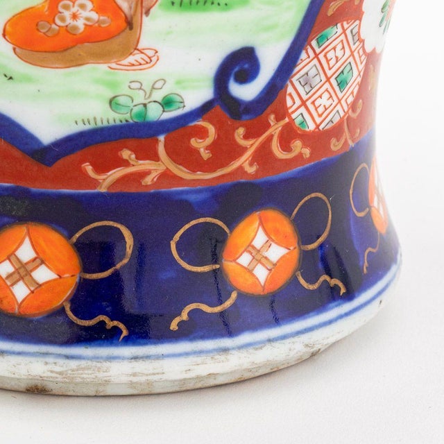 Late 19th Century Japanese Imari Porcelain Covered Vase For Sale - Image 5 of 7