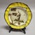 19th C Italian Majolica Albisola Plates Yellow With Scenes -Set of 6 For Sale - Image 4 of 9