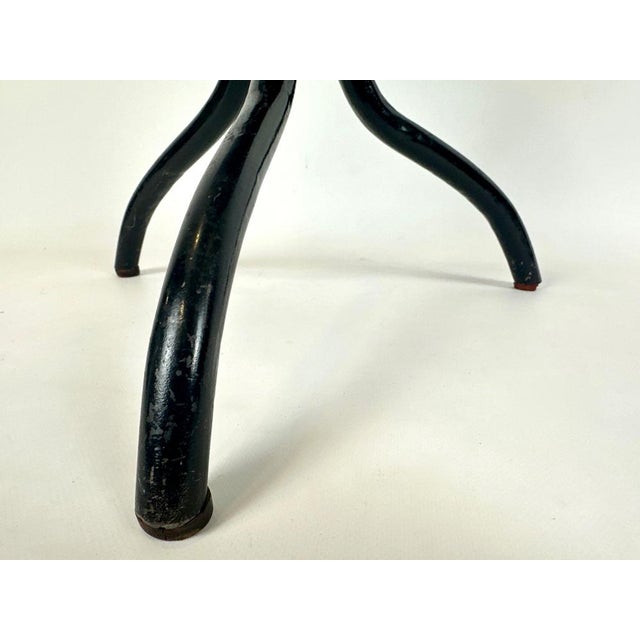 Wood Vintage Industrial Swivel Stool, 1950s For Sale - Image 7 of 13