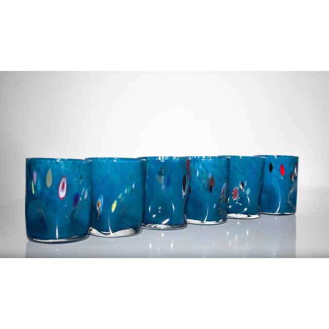 Early 21st Century La Vetreria Firenze Drinking Set by Vestidello Luke, Set of 6 For Sale - Image 5 of 12