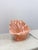 Mid-Century Modern Vintage Pink Shell Planter by "Pacific" Hollywood Regency & MCM Decor Made Usa For Sale - Image 3 of 4