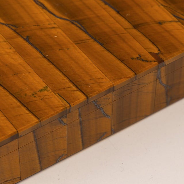 Vintage Tigers Eye Stone Box, 1960 For Sale - Image 9 of 11