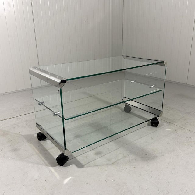 Metal Audio Rack by Pierangelo Gallotti for Gallotti & Radice, 1970s For Sale - Image 7 of 18