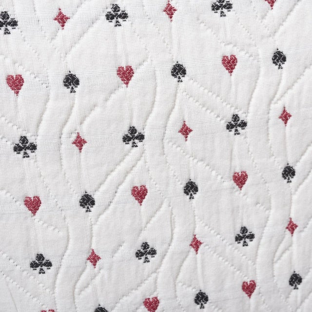 Schumacher Schumacher Le Joueur 20" Pillow in Rouge Et Noir For Sale - Image 4 of 5